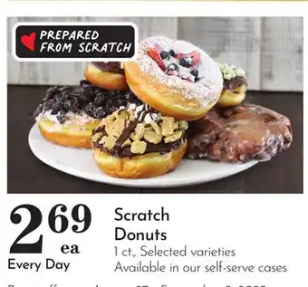 Pavilions Scratch Donuts offer