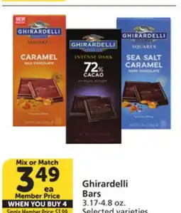 Pavilions Ghirardelli Bars offer