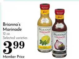 Pavilions Brianna's Marinade offer