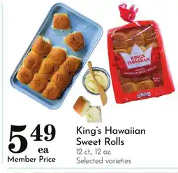 Pavilions King's Hawaiian Sweet Rolls offer