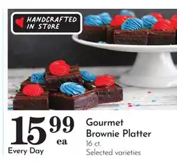 Pavilions Gourmet Brownie Platter offer
