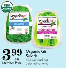 Pavilions Organic Girl Salads offer