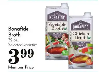 Pavilions Bonafide Broth offer