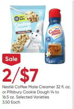Stater Bros Nestlé Coffee Mate Creamer 32 fl. oz. or Pillsbury Cookie Dough 14 to 16.5 oz offer