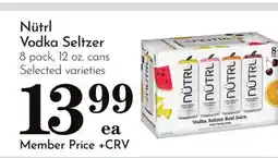 Pavilions Nütrl Vodka Seltzer offer