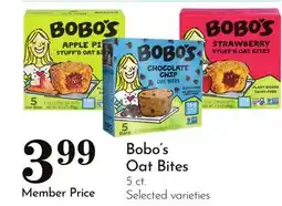 Pavilions Bobo's Oat Bites offer