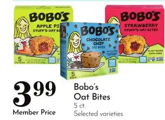 Pavilions Bobo's Oat Bites offer