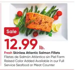 Stater Bros Fresh Skinless Atlantic Salmon Fillets offer