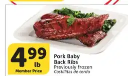 Albertsons Pork Baby Back Ribs offer