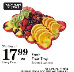 Pavilions Fresh Fruit Tray offer
