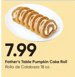 Stater Bros Father's Table Pumpkin Cake Roll offer