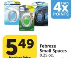 Albertsons Febreze Small Spaces offer