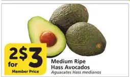 Albertsons Medium Ripe Hass Avocados offer