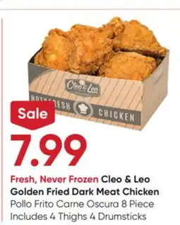 Stater Bros Cleo & Leo Golden Fried Dark Meat Chicken offer