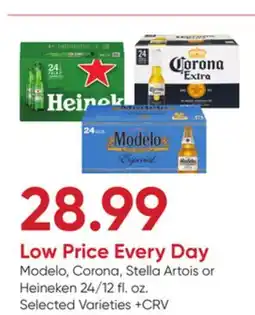 Stater Bros Modelo, Corona, Stella Artois or Heineken offer