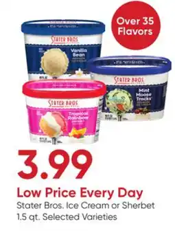 Stater Bros Stater Bros. Ice Cream or Sherbet offer