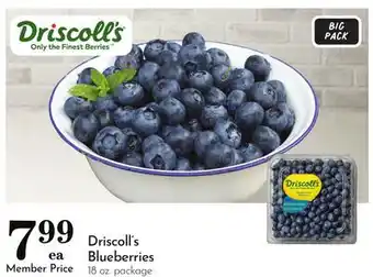 Pavilions Driscoll's Blueberries offer