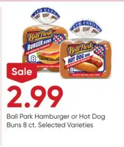 Stater Bros Ball Park Hamburger or Hot Dog Buns offer