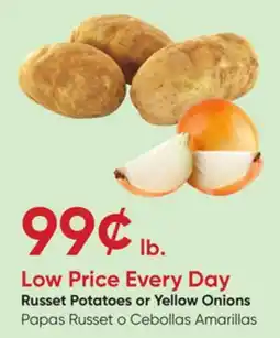 Stater Bros Russet Potatoes or Yellow Onions offer
