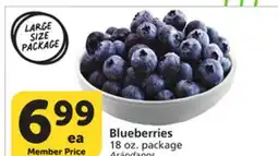 Albertsons Blueberries offer
