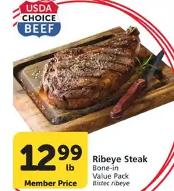 Albertsons Ribeye Steak offer