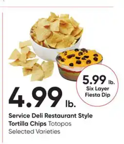 Stater Bros Restaurant Style Tortilla Chips Totopos offer