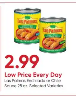 Stater Bros Las Palmas Enchilada or Chile Sauce offer