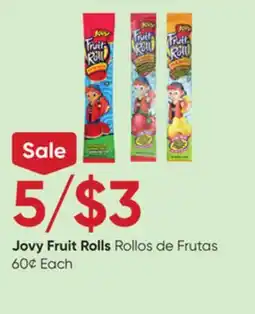 Stater Bros Jovy Fruit Rolls offer