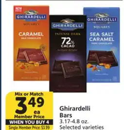 Albertsons Ghirardelli Bars offer