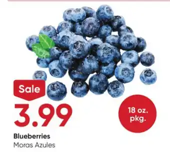 Stater Bros Blueberries offer