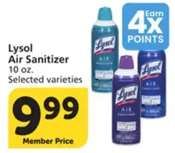 Albertsons Lysol Air Sanitizer offer