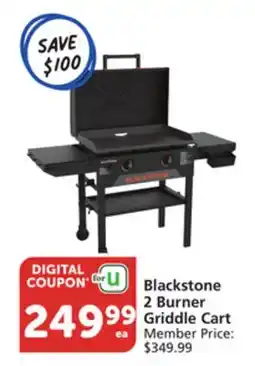 Albertsons Blackstone 2 Burner Griddle Cart offer