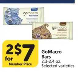 Albertsons GoMacro Bars offer