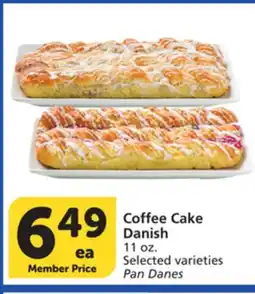Albertsons Coffee Cake Danish offer