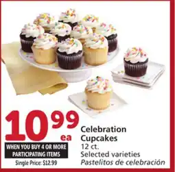 Albertsons Celebration Cupcakes offer