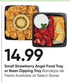 Stater Bros Small Strawberry Angel Food Tray or Naan Dipping Tray offer
