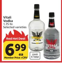 Albertsons Vitali Vodka offer