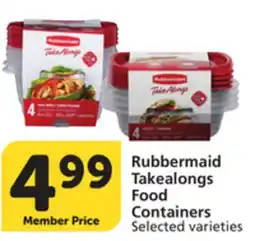 Albertsons Rubbermaid Takealongs Food Containers offer
