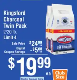 Smart & Final Kingsford Charcoal offer