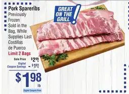 Smart & Final Pork Spareribs offer
