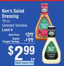 Smart & Final Ken's Salad Dressing offer