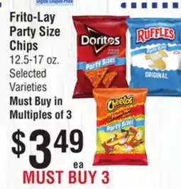 Smart & Final Frito-Lay Party Size Chips offer
