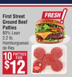 Smart & Final First Street Ground Beef Patties offer