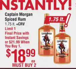 Smart & Final Captain Morgan Spiced Rum offer