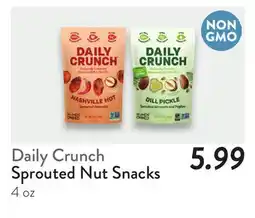 Fresh Thyme Daily Crunch Sprouted Nut Snacks offer