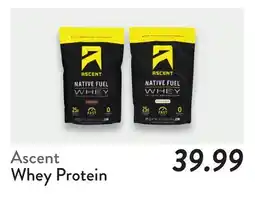 Fresh Thyme Ascent Whey Protein offer