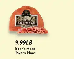 Fresh Thyme Boar's Head Tavern Ham offer