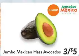 Fresh Thyme Jumbo Mexican Hass Avocados offer