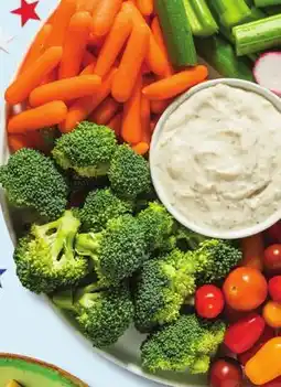 Fresh Thyme Braga Veggie Party Tray W/Dip offer