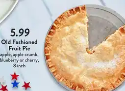 Fresh Thyme Old Fashioned Fruit Pie offer